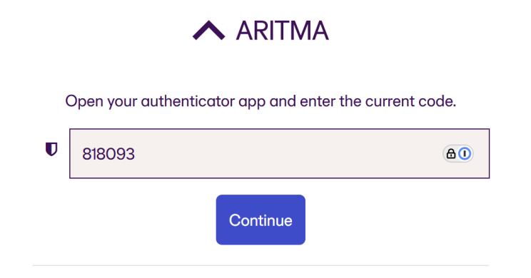 Enter verification code