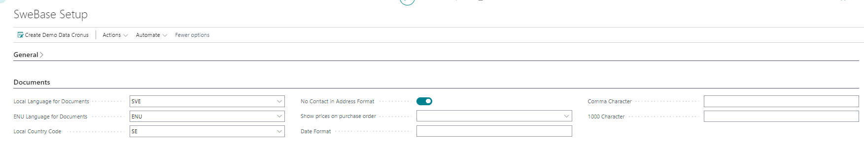Contact in Address screenshot