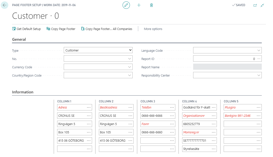 Setup screenshot