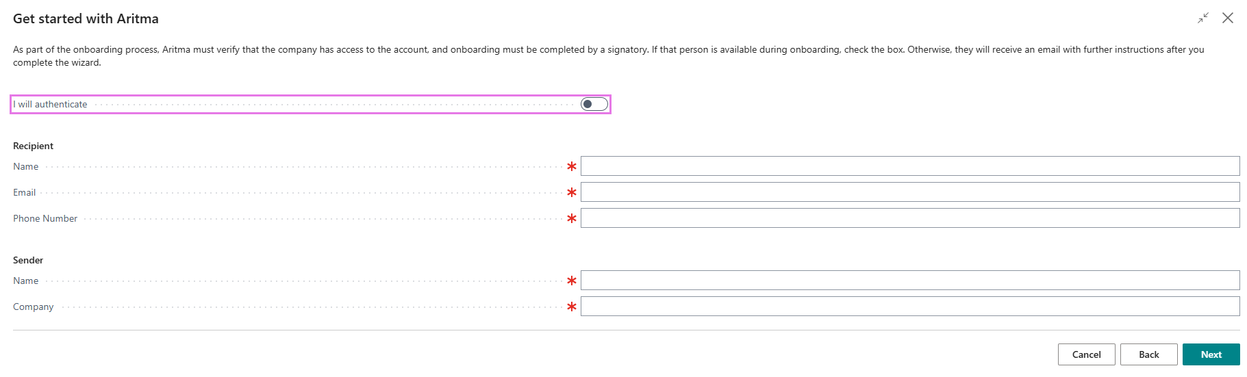 Authentication Handling
