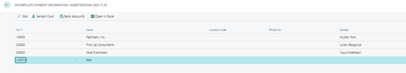 Incomplete Payment Information screenshot