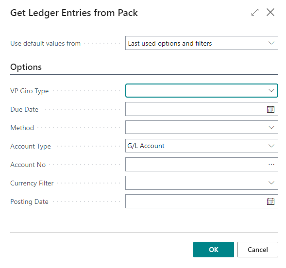 Reconciliation of the Vendor Payments screenshot