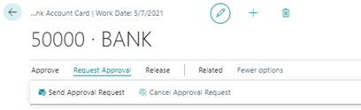 Change or enter a new vendor bank account screenshot