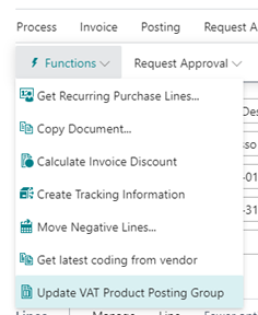 Purchase documents screenshot