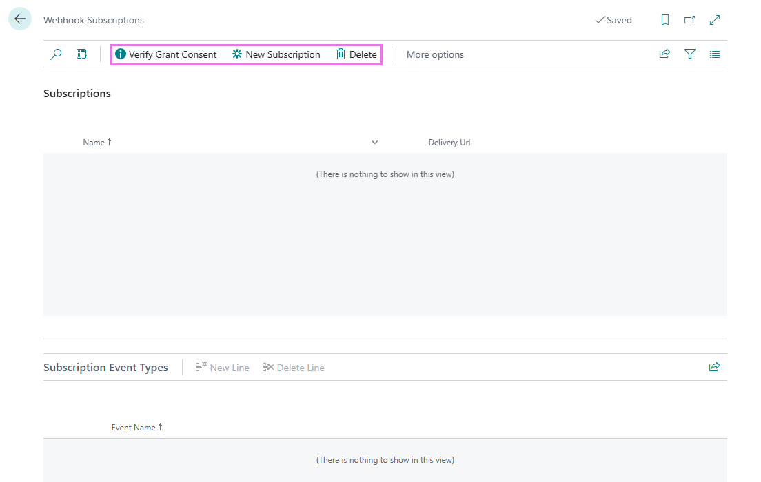 Webhook Subscriptions